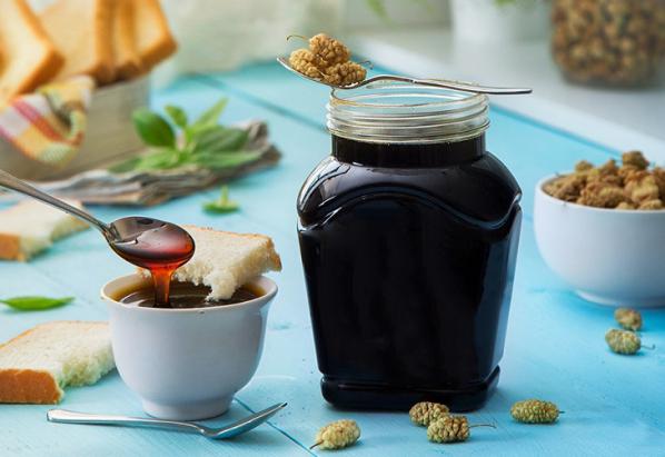 قیمت شیره توت سیاه طبیعی بسته بندی شده صادراتی